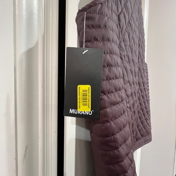 Murano Men's Large Quilted Burgundy Vest - Picture 7 of 8